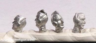 Heyde replacement heads with steel helmets 