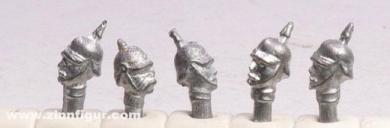 Heyde heads with spiked helmets - replica 