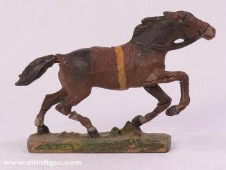 Gallopierendes Pferd für Wildwest Figuren 