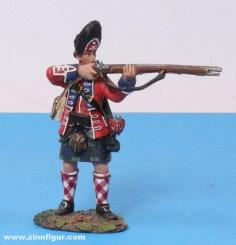 Highland Grenadier feuernd 