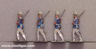 Garde-Infanterie im Marsch 