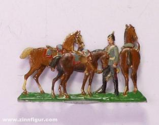 Heinrichsen : Camp de cavalerie prussien 1870, 1870 à 1871 