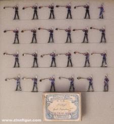 Preußische Garde-Infanterie im Feuer 