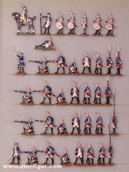 Grenadiers firing and loading 