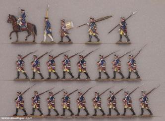 Musketeers on a travelling march 