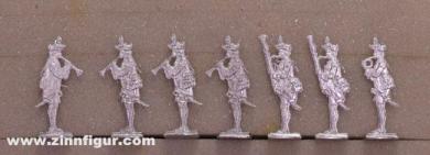 Prussian oboists, regimental musicians, Halt 