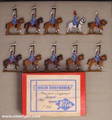 Dragoons in parade 