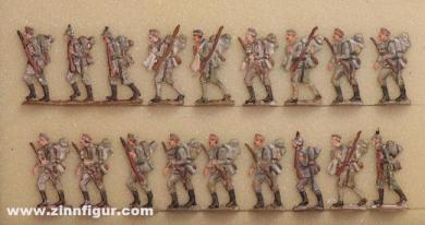 Infanteristen im Marsch 1918 