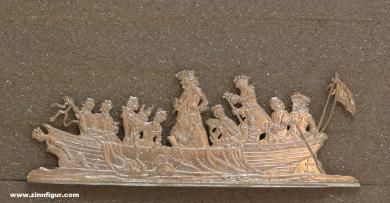Bootsfahrt in Rheinsberg um 1739 