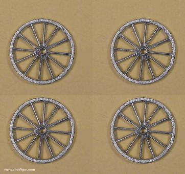 Four wheels, diameter 25 mm 