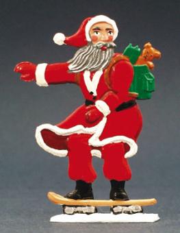Santa Claus with skateboard 