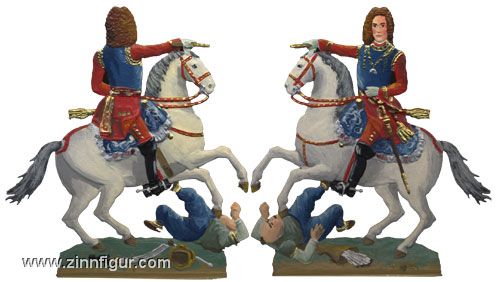 Prinz Eugen von Savoyen-Carignan zu Pferd 