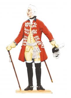 Prussian officer (Gardes du Corps) around 1760 