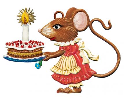 Pendant: Birthday mouse "She " 