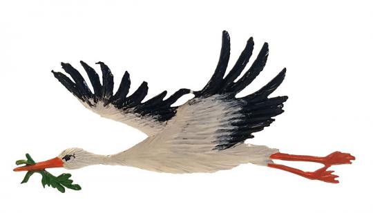 Ornament: Flying Stork 