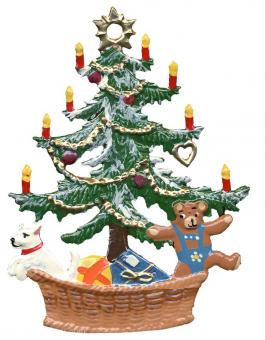 Christmas Tree in Basket 