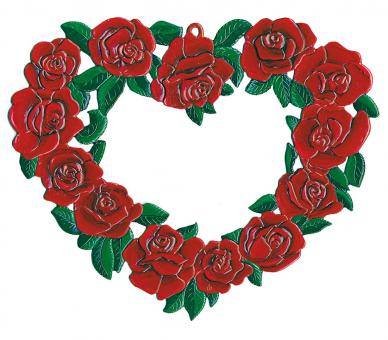 Ornament: Rose Wreath, large 