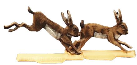 Arche: pair of hares 