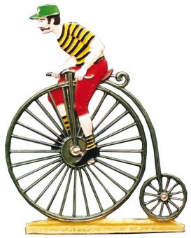 Cycliste, High Wheeler, painted 