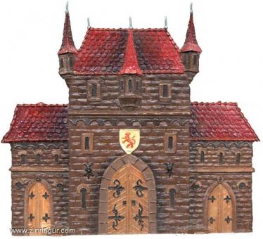Burgschloss (Mittelalter), unbemalt 