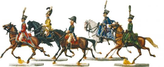 Saxon mounted staff officers 