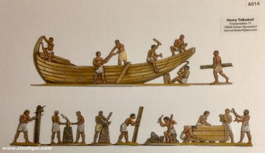 Egyptian Boat Building 