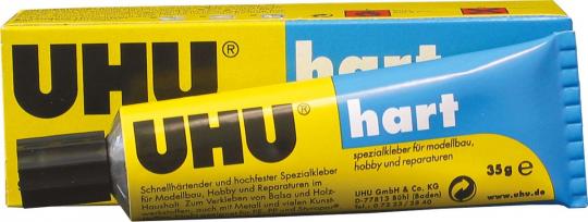 UHU Hart Adhesive for modelling and plastics 