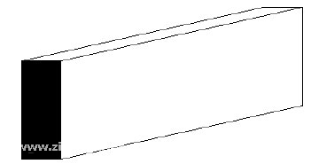 Vierkant-Profile 0,4 x 0,5 mm 