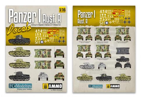 Panzer I Ausf.A Decals (1/16) 