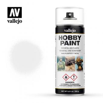 Spray de peinture : blanc - Hobby Paint Spray (aussi comme spray d'apprêt) 