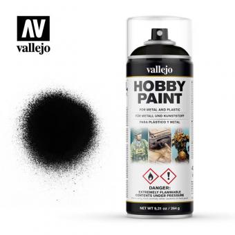 Spray de peinture : noir - Hobby Paint Spray (aussi comme spray d'apprêt) 