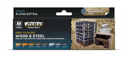 Wood & Steel
WizKids Premium Paints 