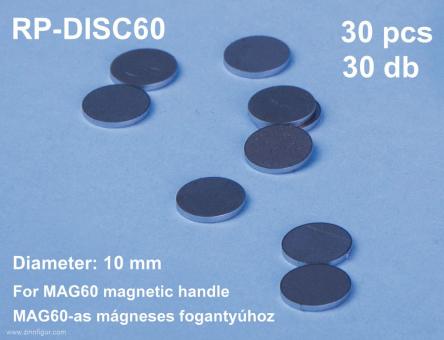 30pcs Steel discs for MAG60 handle 