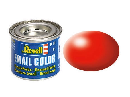 Leuchtrot, seidenmatt - Email Color 