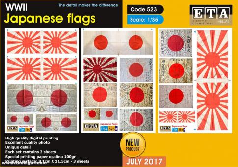 Japanische Flaggen & Fahnen 