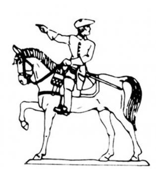 Cavalry Man pointing 