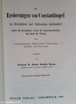 Krause, J.H.: Die Eroberungen von Constantinopel 