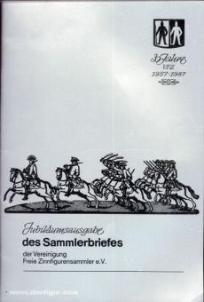 Sammlerbrief der Vereinigung Freie Zinnfigurensammler e. V. 1991. 9 Ausgaben 