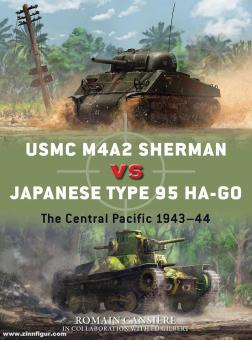Cansière, Romain/Gilbert, Ed/Groult, Edouard A. (Illustr): USMC M4A2 Sherman vs Japanese Type 95 Ha-Go. The Central Pacific 1943–44 