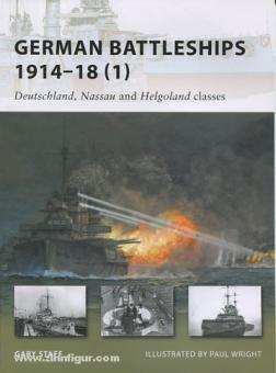 Staff, G./Wright, P. (Illustr.): German Battleships 1914-18. Teil 1: "Nassau" to "Ostfriesland" classes 