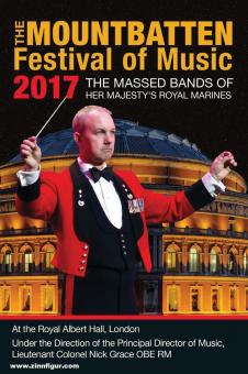 The Mountbatten Festival of Music 2017. The Massed Bands of Her Majesty's Royal Marines 