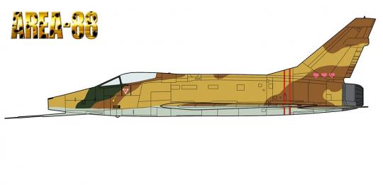 F-100D "Super Saver Mickey Simon" - Area88 
