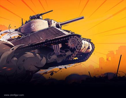 Sherman "World of Tanks" - Fast Assembly Kit 