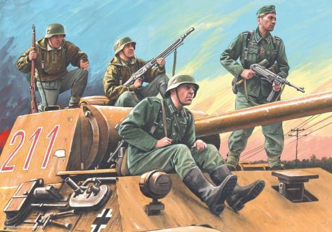 German Tank Riders 1942-45 