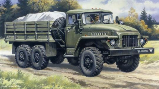 Ural-375D Armee Lkw 