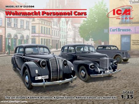 Wehrmacht Personnel Cars - Diorama Set 
