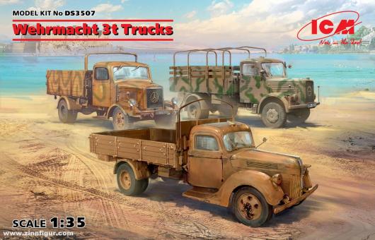 Wehrmacht 3t Trucks - Diorama Set 