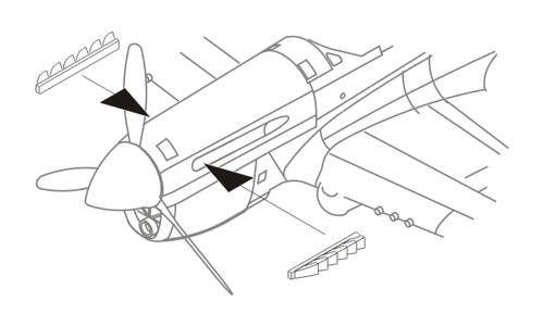 P-40E Auspuff 
