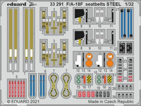 F/A-18F Seatbelts STEEL 