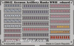 Deutsche Artilleristen Rangabzeichen 2. Weltkrieg 